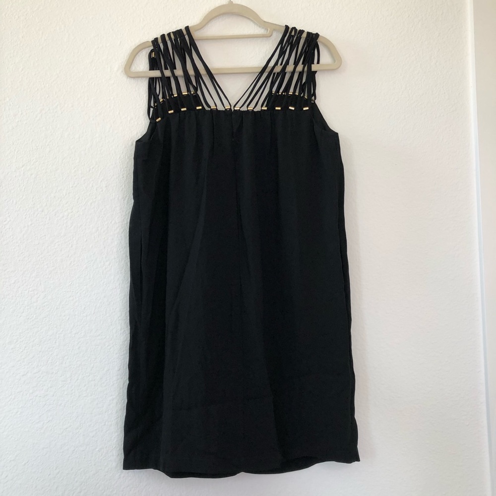 BCBGMaxAzria Arielle Multi-Strap Shift Dress - Picture 7 of 10